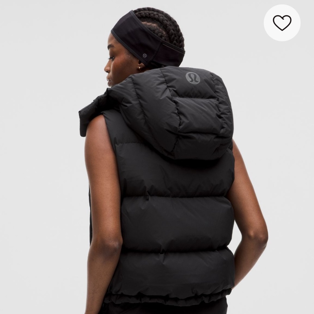 Lululemon Wunder Puff Crop Vest size 2 Cropped Down